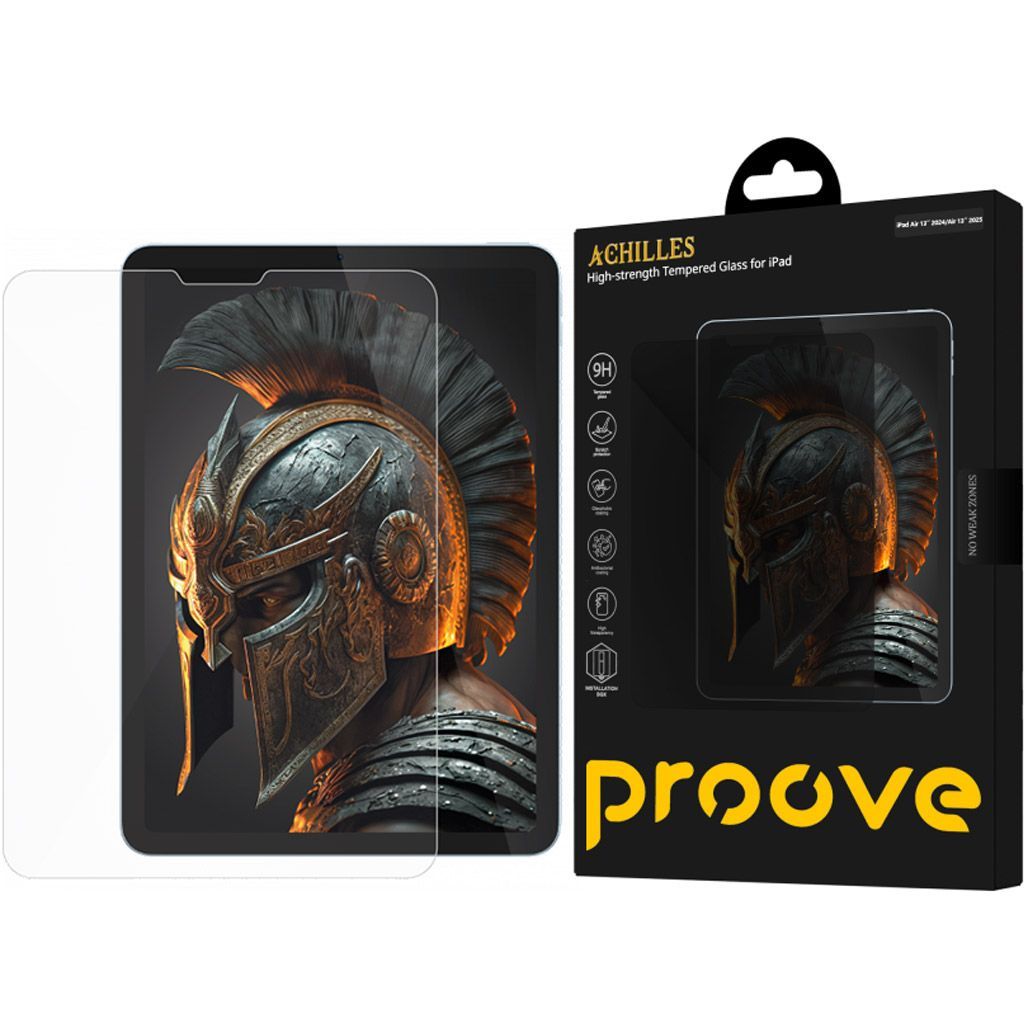 

Защитное стекло Proove Achilles Clear Glass with Installation Box для Apple iPad Air 13` (2024-2025) (PGPAIBIA1300)