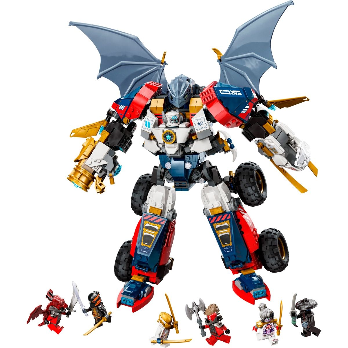 

Конструктор LEGO NINJAGO Ультраобʼєднувальний робот Зейна (71834)