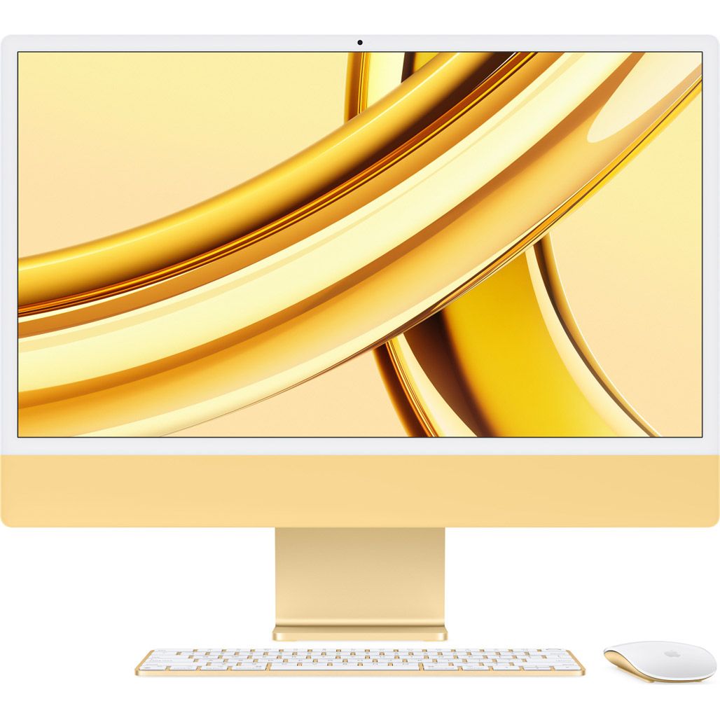 

Моноблок Apple iMac 24" M3 10GPU 256GB Yellow (Z19F00015) 2023