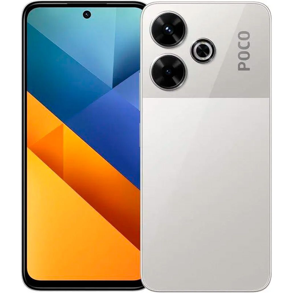 Смартфон Poco M6 6/128GB Silver LTE Global EU