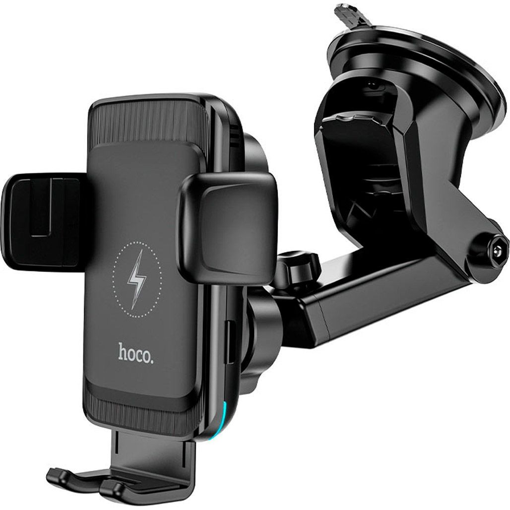 

Автомобільний тримач з бездротовою зарядкою Hoco S35 Smart alignment 15W Car Wireless Charger (761361)