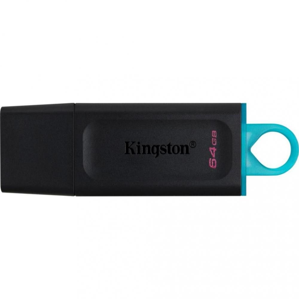 

USB флеш-накопитель Kingston DataTraveler Exodia 64GB USB-A 3.2 Gen 1 Black/Teal (DTX/64GB)