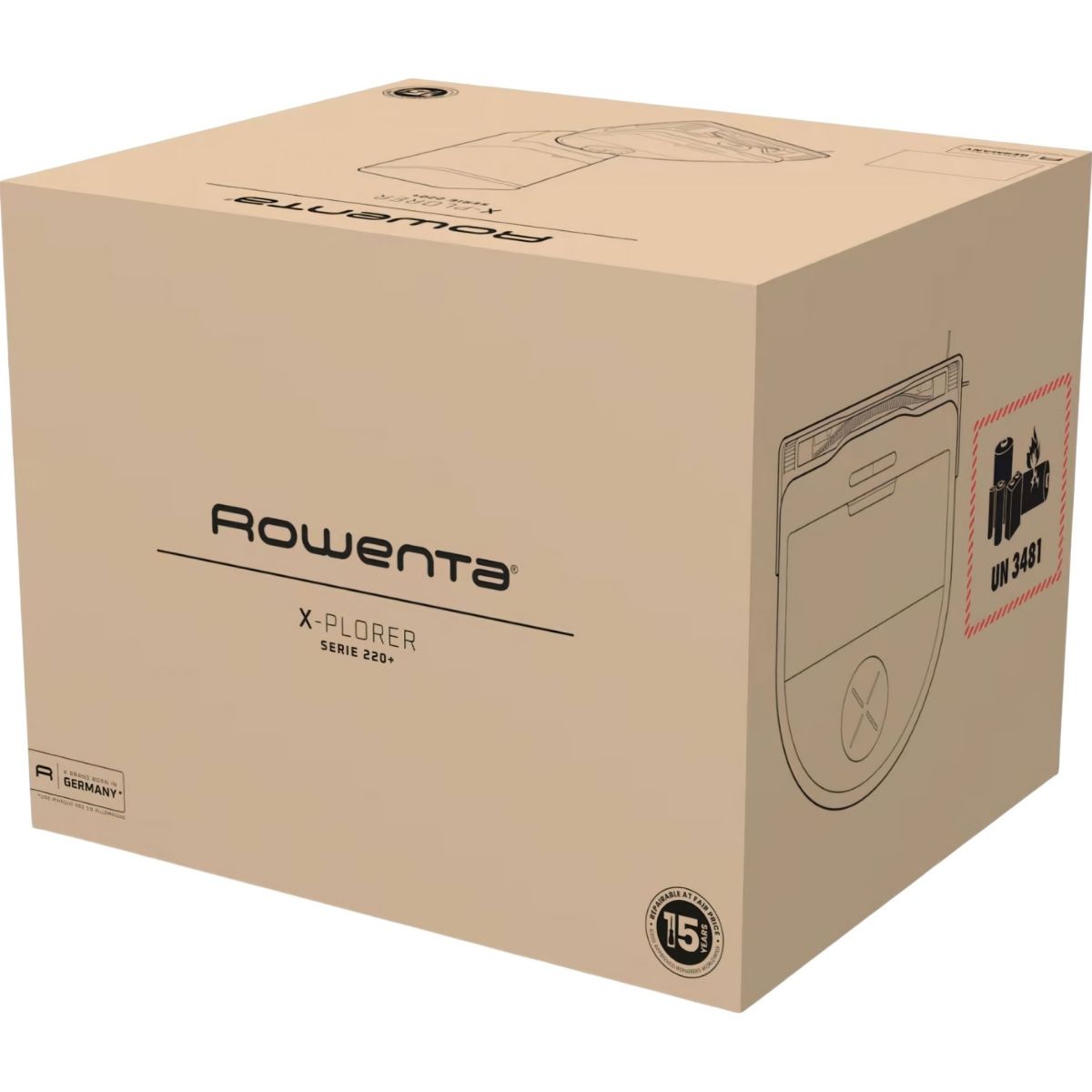 Робот-пилосос Rowenta X-Plorer Serie 220+ Animal & Allergy RR9495WH