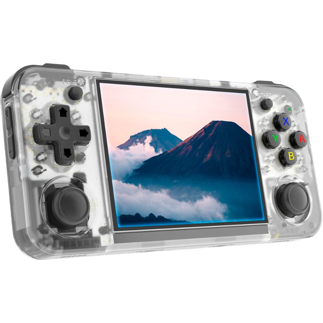 Ретро ігрова приставка Anbernic RG35XX H 64GB Transparent White
