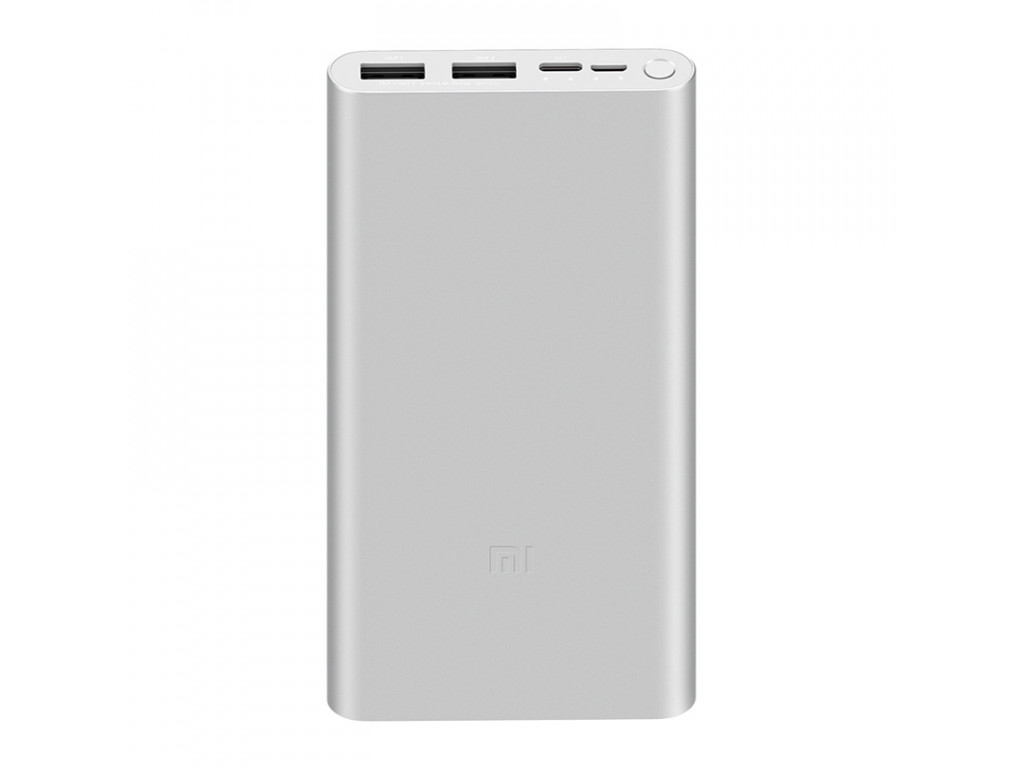 

Внешний аккумулятор Xiaomi Mi Power Bank 3 10000 mAh Silver (PLM13ZM) [50713]