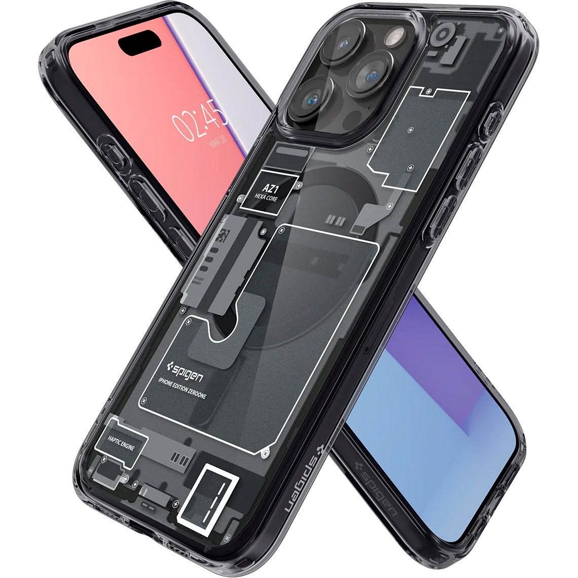 Чохол Spigen Ultra Hybrid Zero One with MagSafe для Apple iPhone 15 Pro Black (ACS06721)
