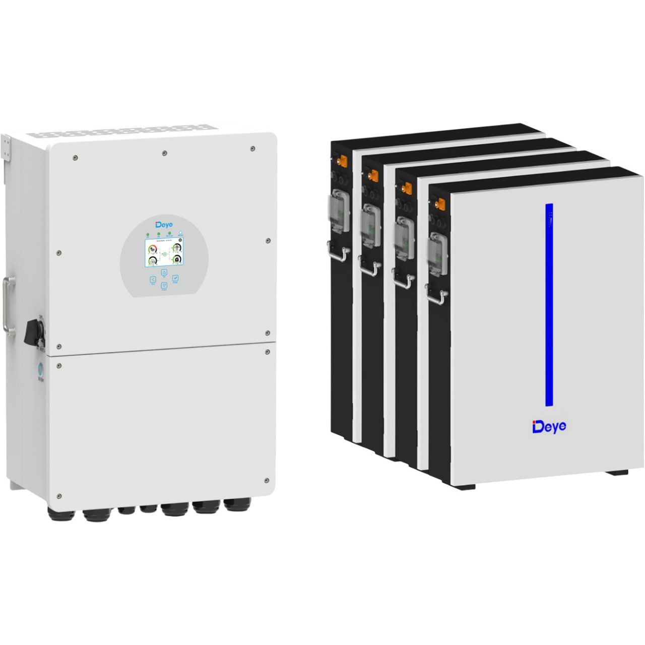 

Система хранения энергии Deye SUN-16K-SG01LP1 16kW + 4 АКБ RW-M6.1-B 24.5 kWh (51.2V/120Ah/6144Wh)