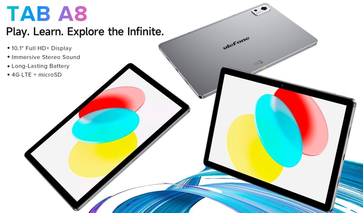 Планшет Ulefone Tab A8 4/64GB LTE Gray