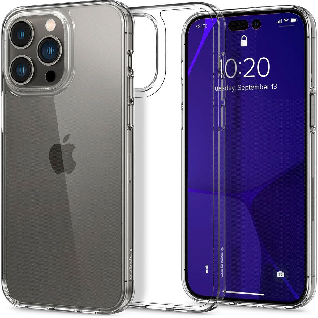 

Чохол Spigen AirSkin Hybrid для Apple iPhone 14 Pro Crystal Clear (ACS04952)