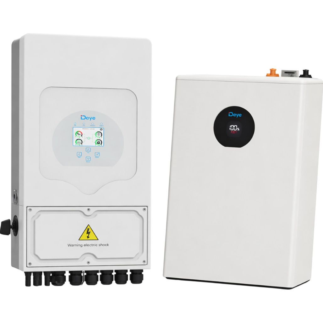 

Система хранения энергии Deye SUN-6K-SG05LP1-EU 6kW + АКБ SE-F5 Pro-С 5.1kWh (51.2V/100Ah/5120Wh)