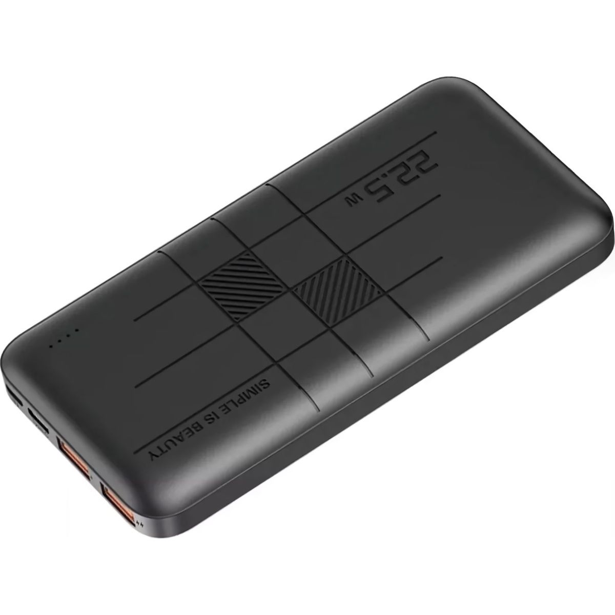 Зовнішній акумулятор XO PR187 10000mAh 22.5W Black 