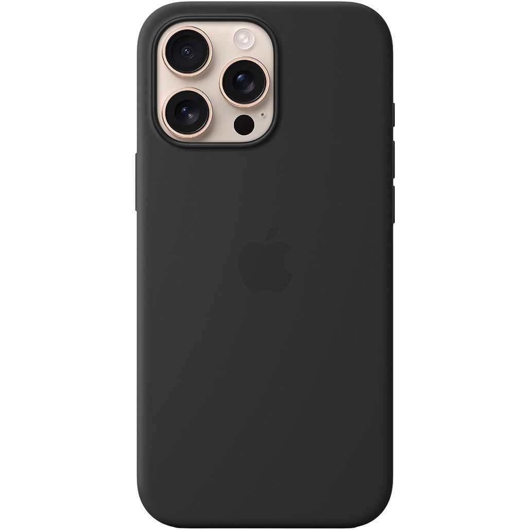 

Чехол Silicone Case with MagSafe для Apple iPhone 16 Pro Max Black AAA