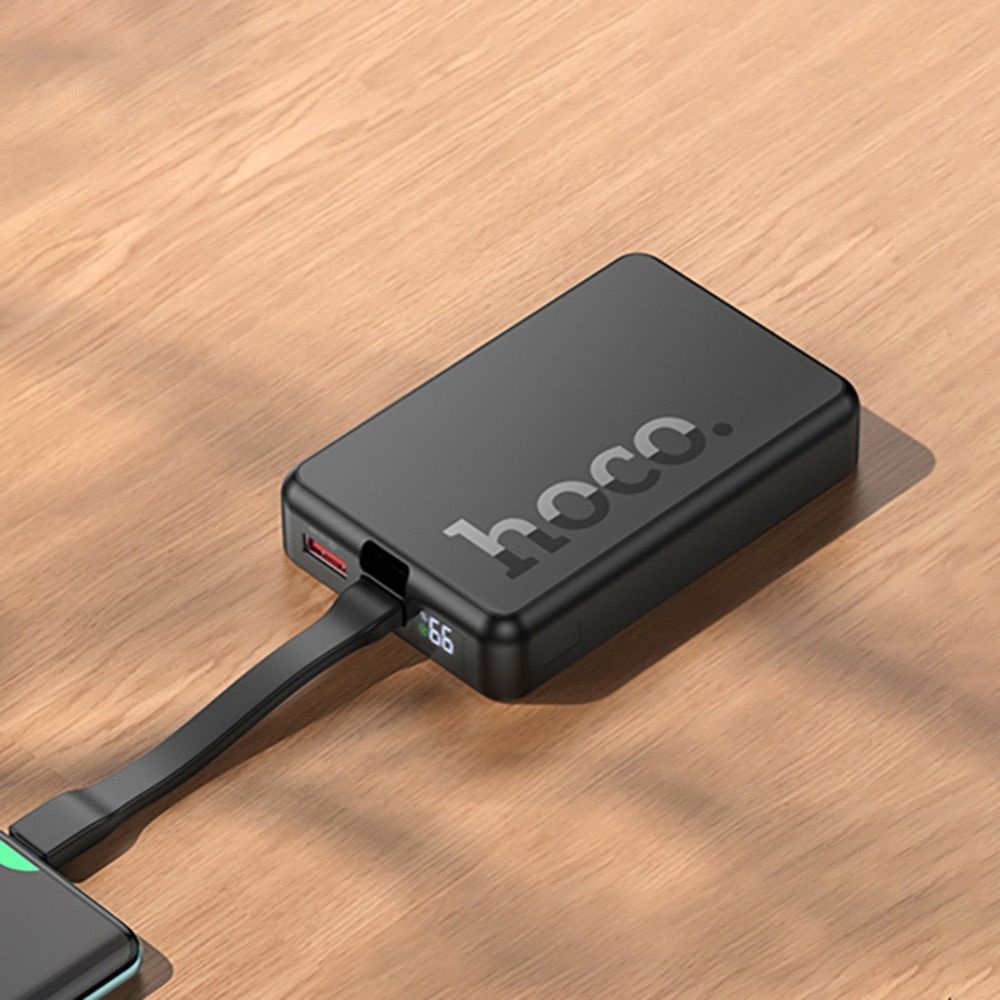 Зовнішній акумулятор Hoco Elegant MagSafe 10000mAh 22.5W Q24 Black 