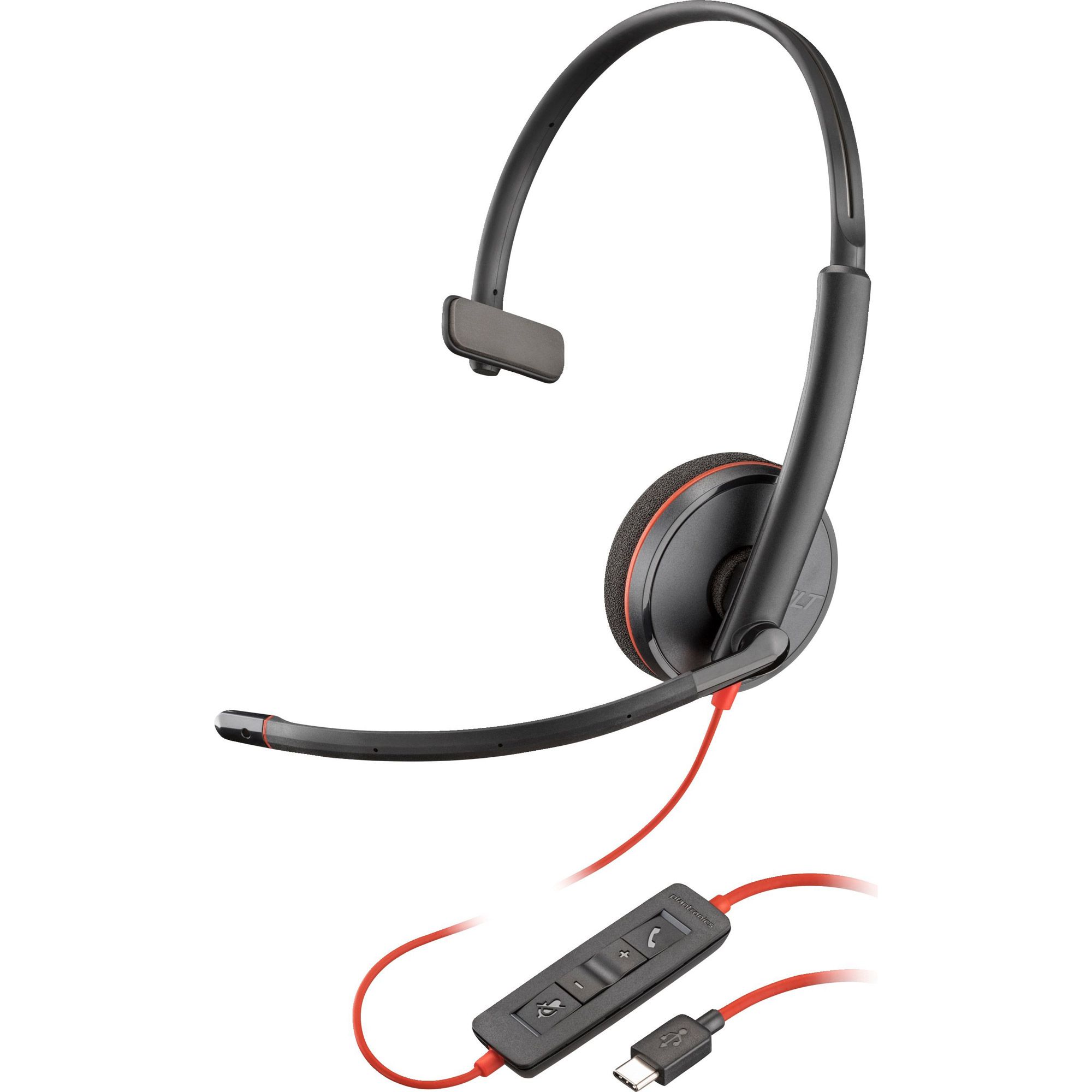 

Комп'ютерна гарнітура Poly BlackWire C3210 USB-C HS Mono (8X214AA)