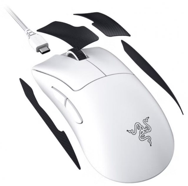 Мышь Razer DeathAdder V3 PRO Wireless (RZ01-04630200-R3G1) White [77132] 