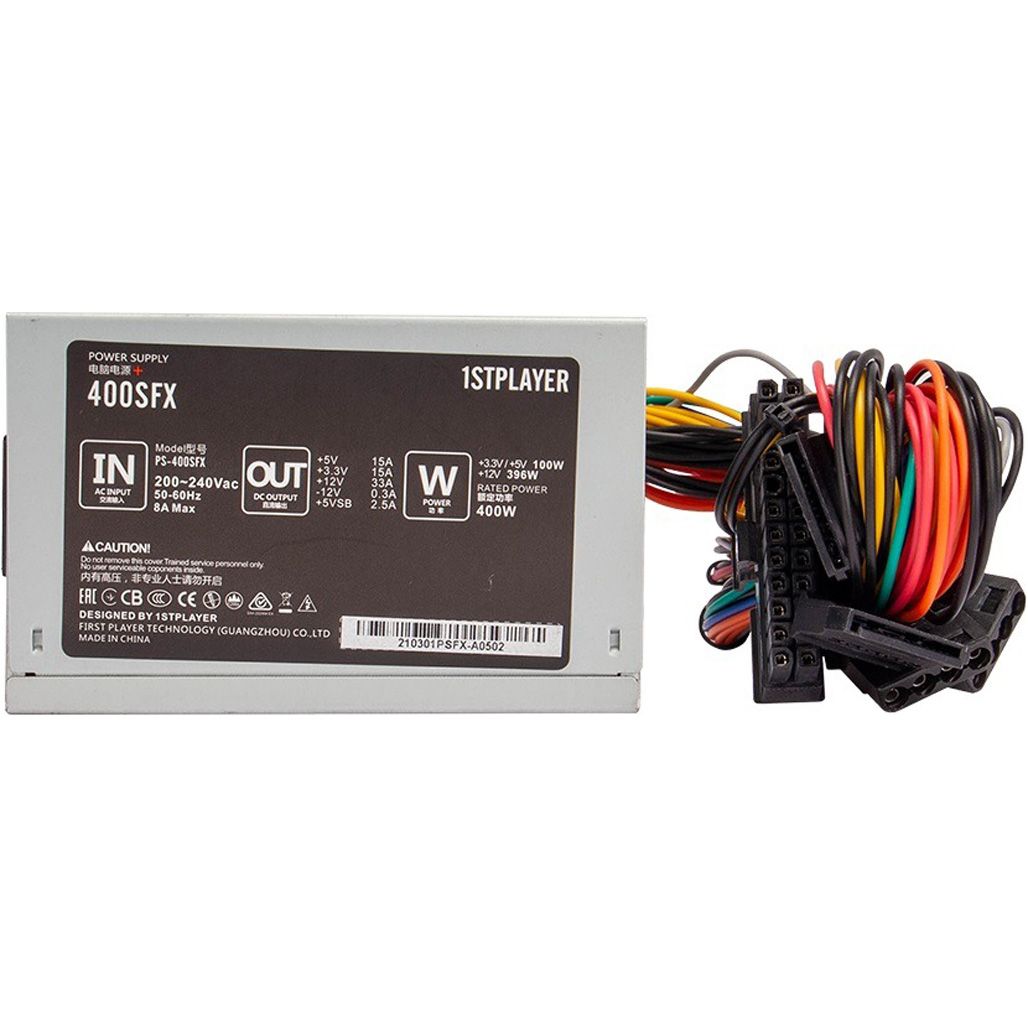 

Блок питания 1stPlayer PS-400SFX APFC (C1-SFX-400-SV-EU)