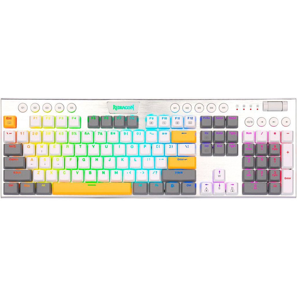 

Клавіатура Redragon Horus K619 RGB USB Mini Slim (K619RGB-WGY)