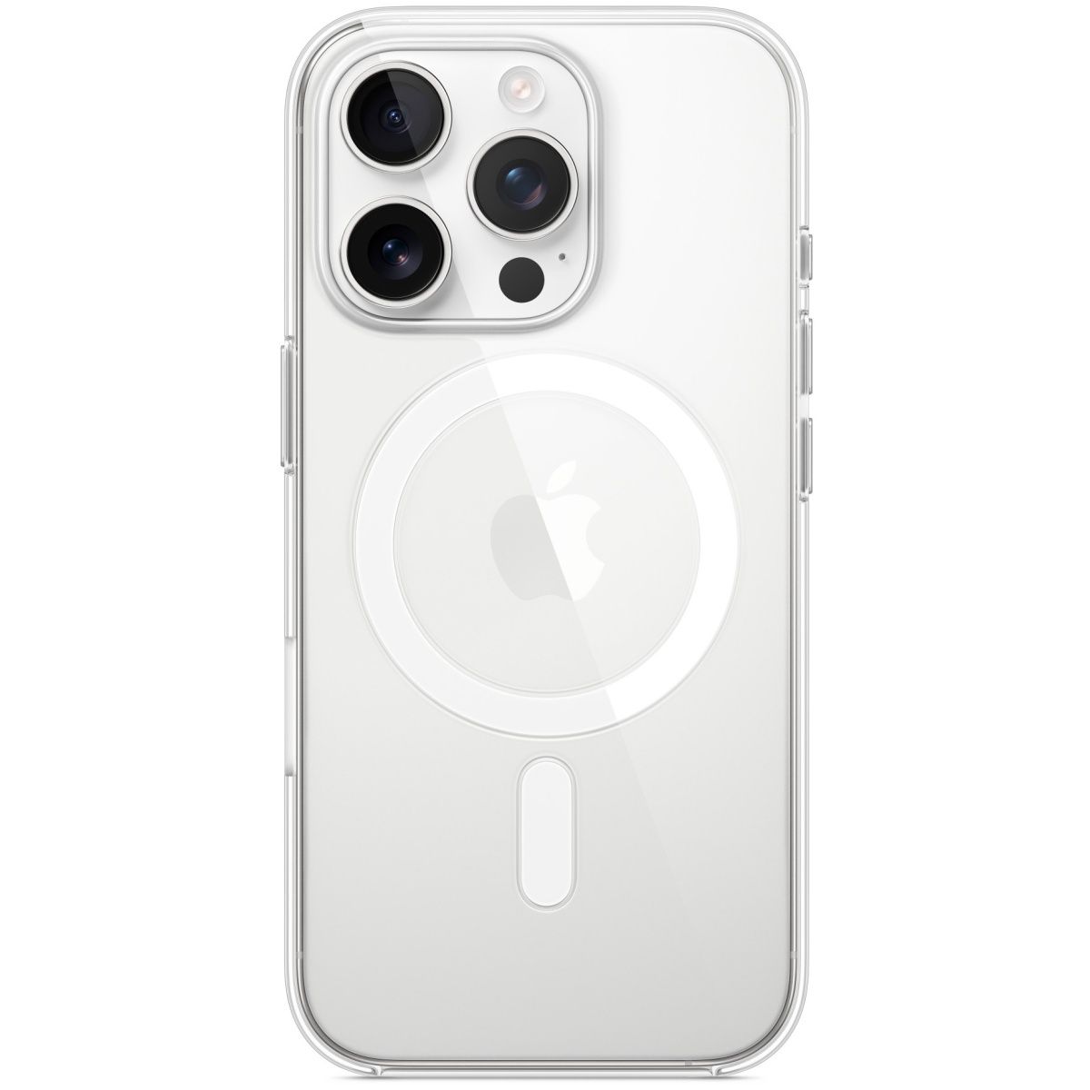 

Чехол Clear Case with MagSafe для Apple iPhone 16 Pro Transparent АА