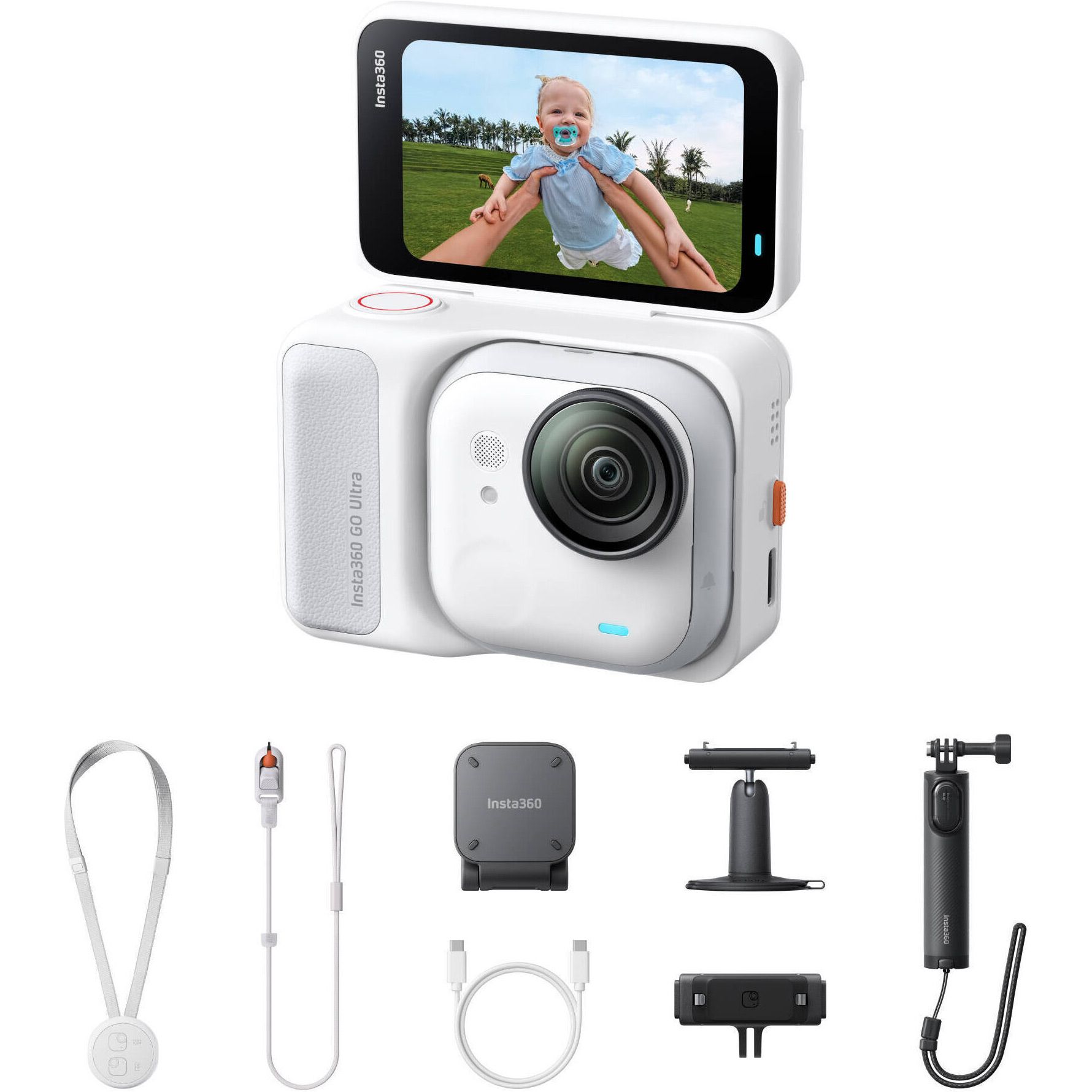 

Экшн-камера Insta360 GO Ultra Creator Bundle Arctic White (CINSABEA_GOULTRA05) EU