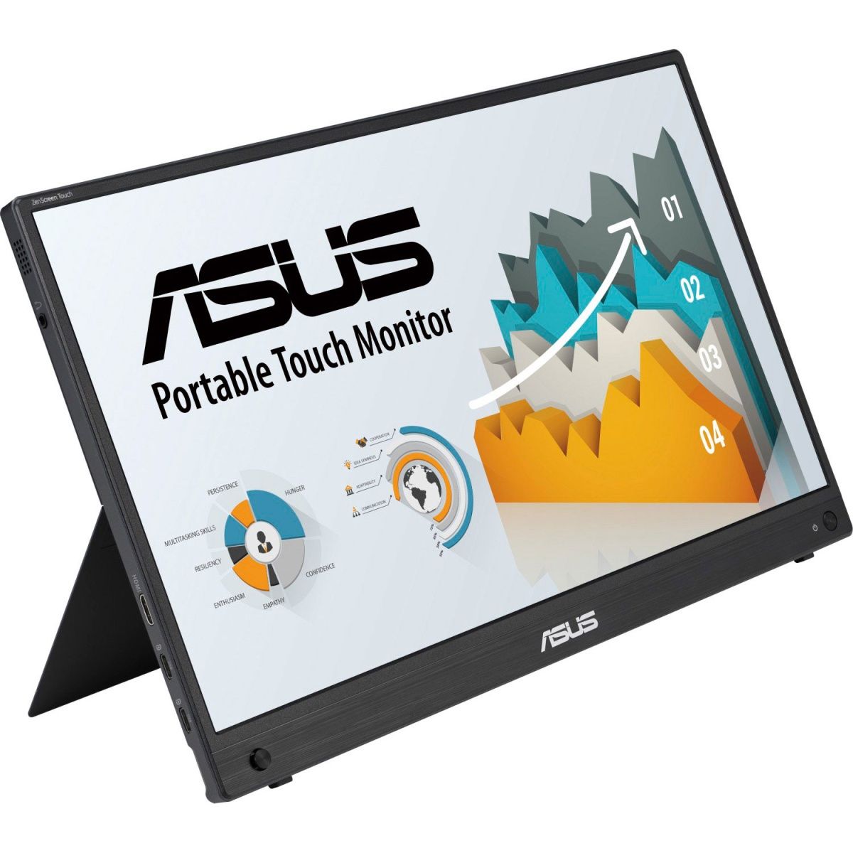 Портативний монітор Asus ZenScreen Touch MB16AHT (90LM0890-B01170) EU