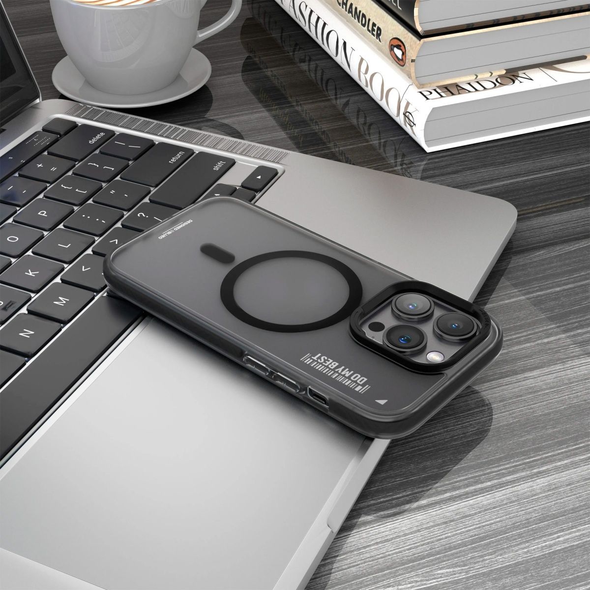 Чохол Blueo Dual Color with MagSafe для Apple iPhone 14 Pro Max Black