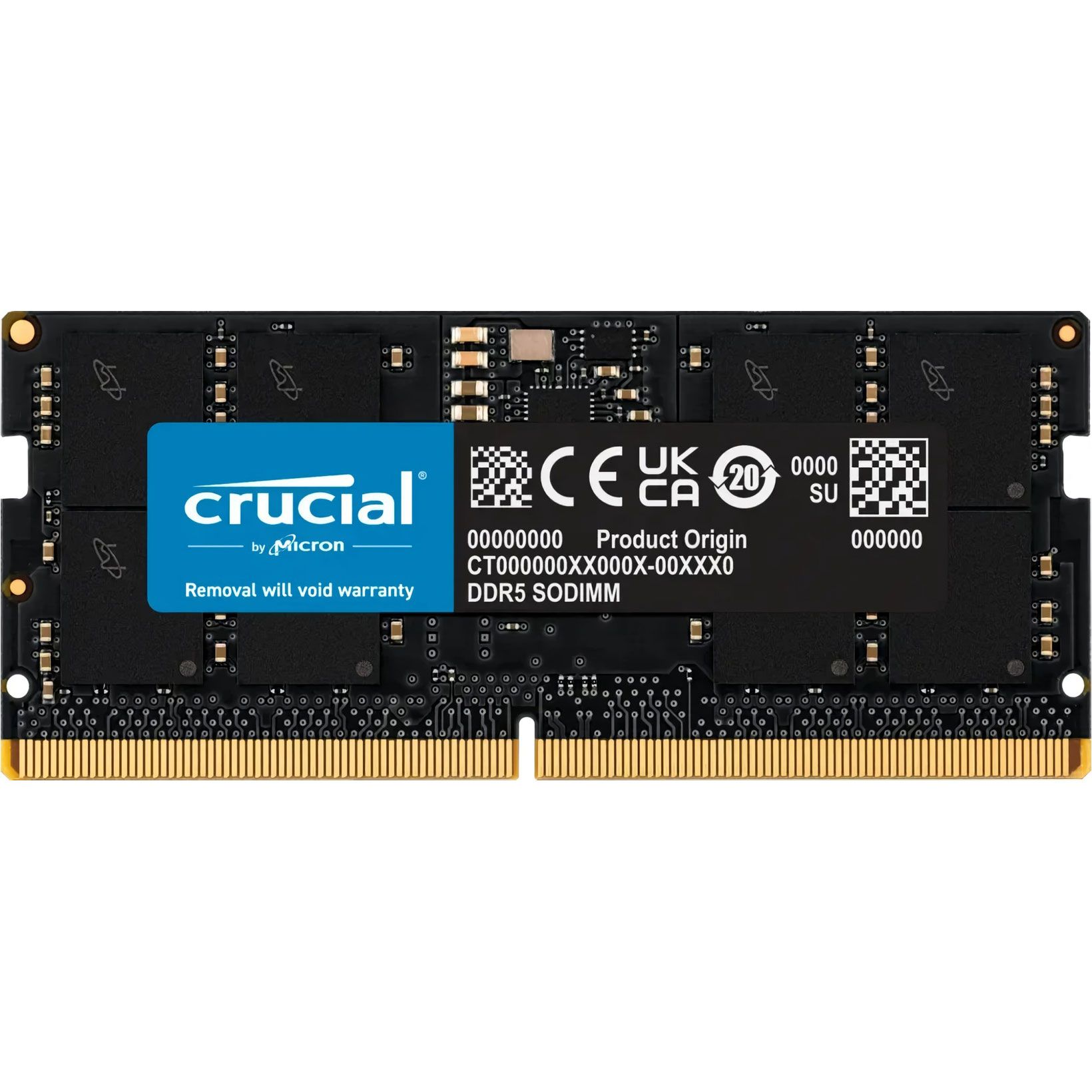 

Модуль пам'яті SO-DIMM DDR5 Crucial 64GB 5600MHz (CT64G56C46S5)