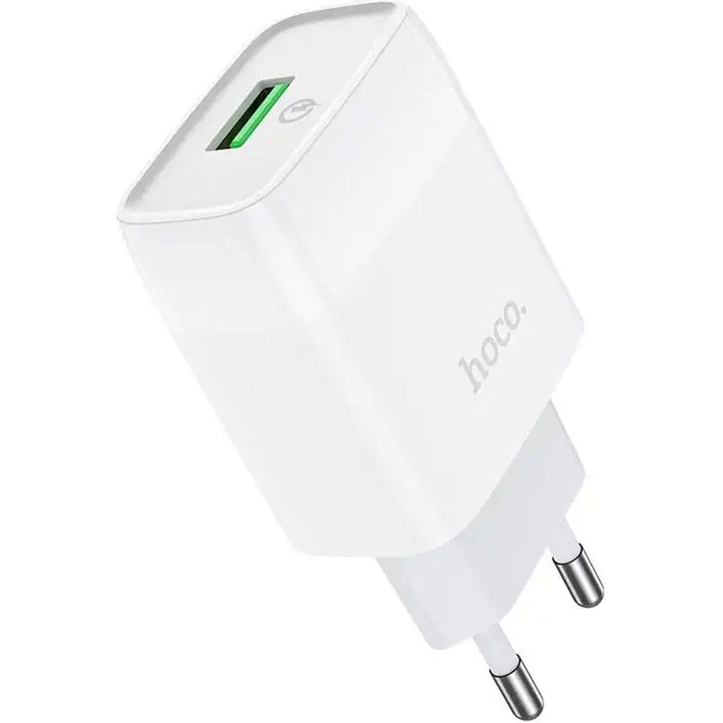 

Мережевий зарядний пристрій Hoco C72Q Glorious 18W White (732514)