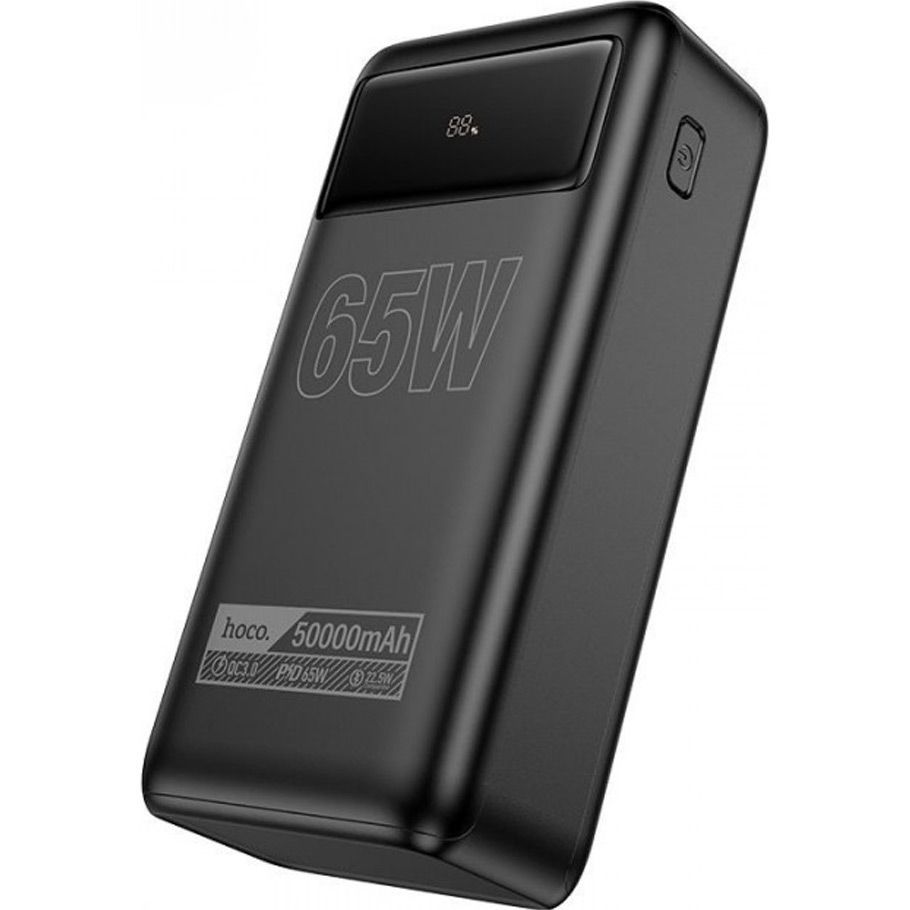 Зовнішній акумулятор Hoco DB81A Apollo 50000mAh 65W Black 