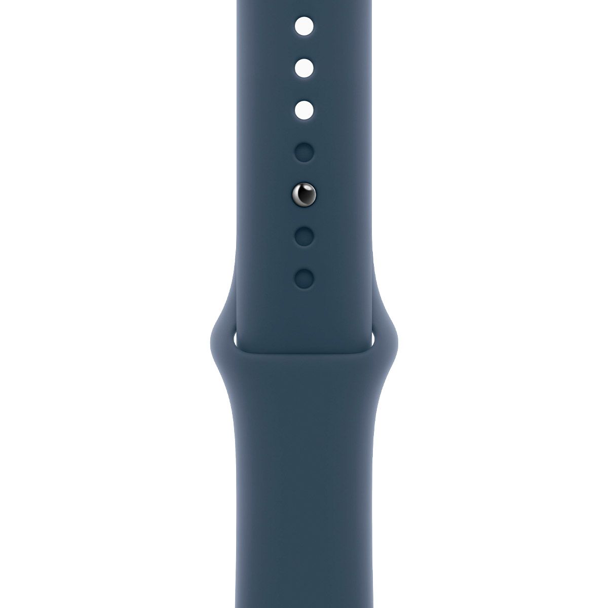 Смарт-годинник Apple Watch SE 2 GPS 44mm Silver Aluminium Case with Storm Blue Sport Band S/M (MREC3)