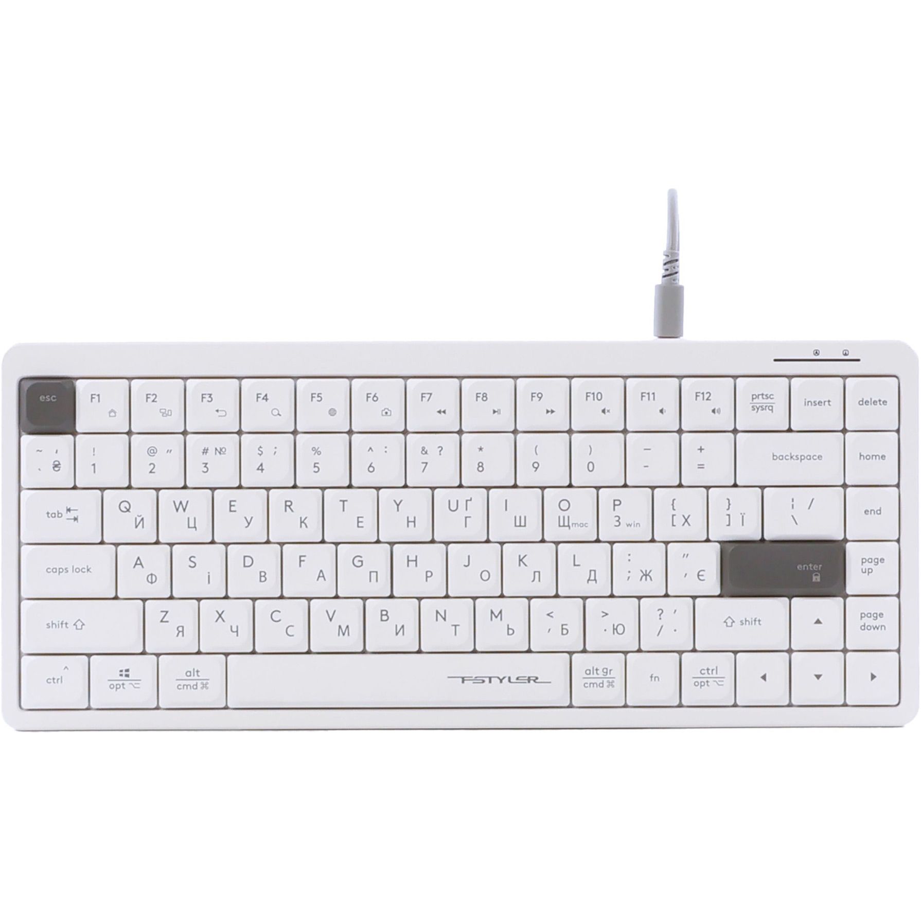 

Клавиатура A4Tech Fstyler FX53 White