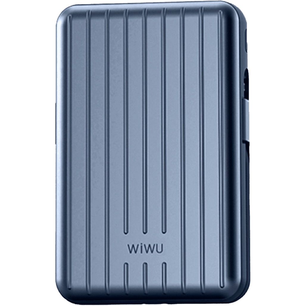 

Внешний аккумулятор WiWU Trunk Series PP03 10000mAh 22.5W Blue (6936686411516)