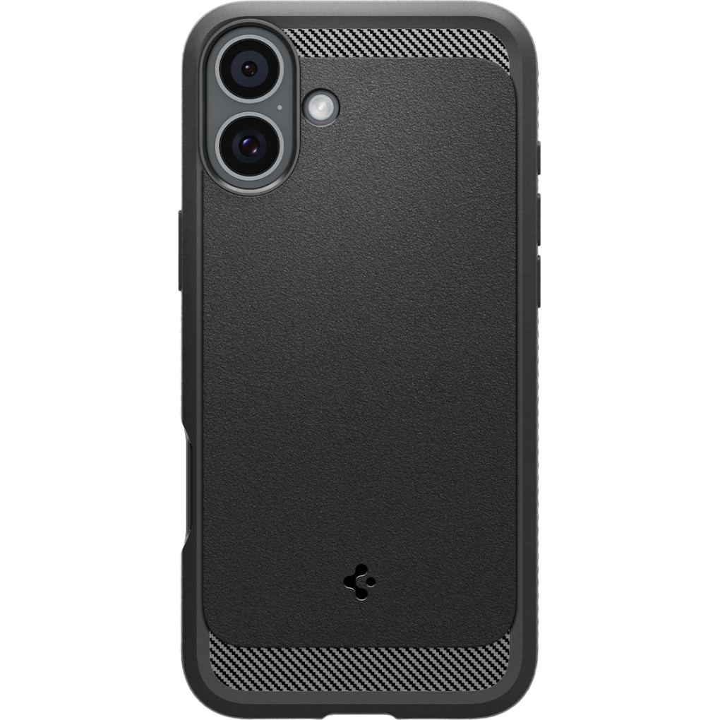 

Чехол Spigen Rugged Armor with MagFit для Apple iPhone 16 Matte Black (ACS08214)