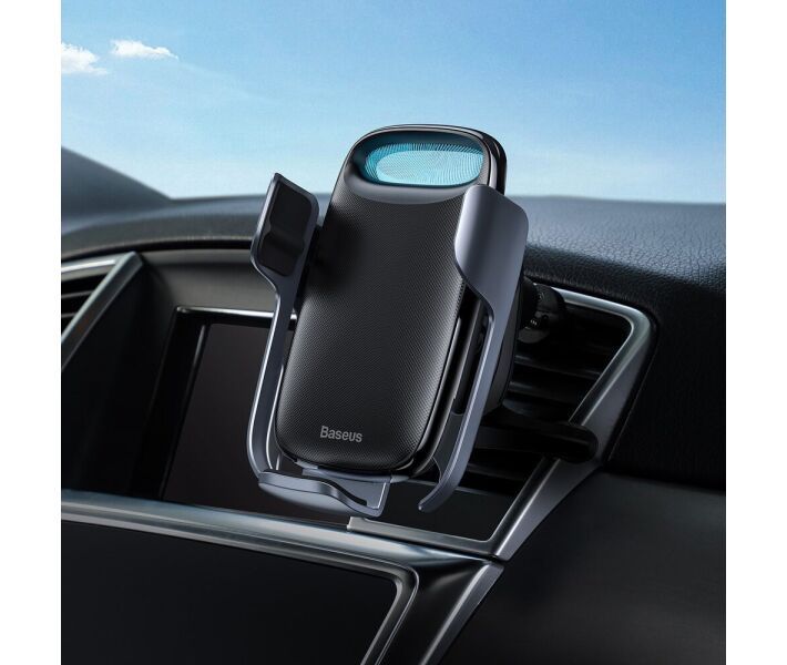 Автотримач із бездротовою зарядкою Baseus Milky Way Electric Bracket Wireless Charger 15W (WXHW02-01)