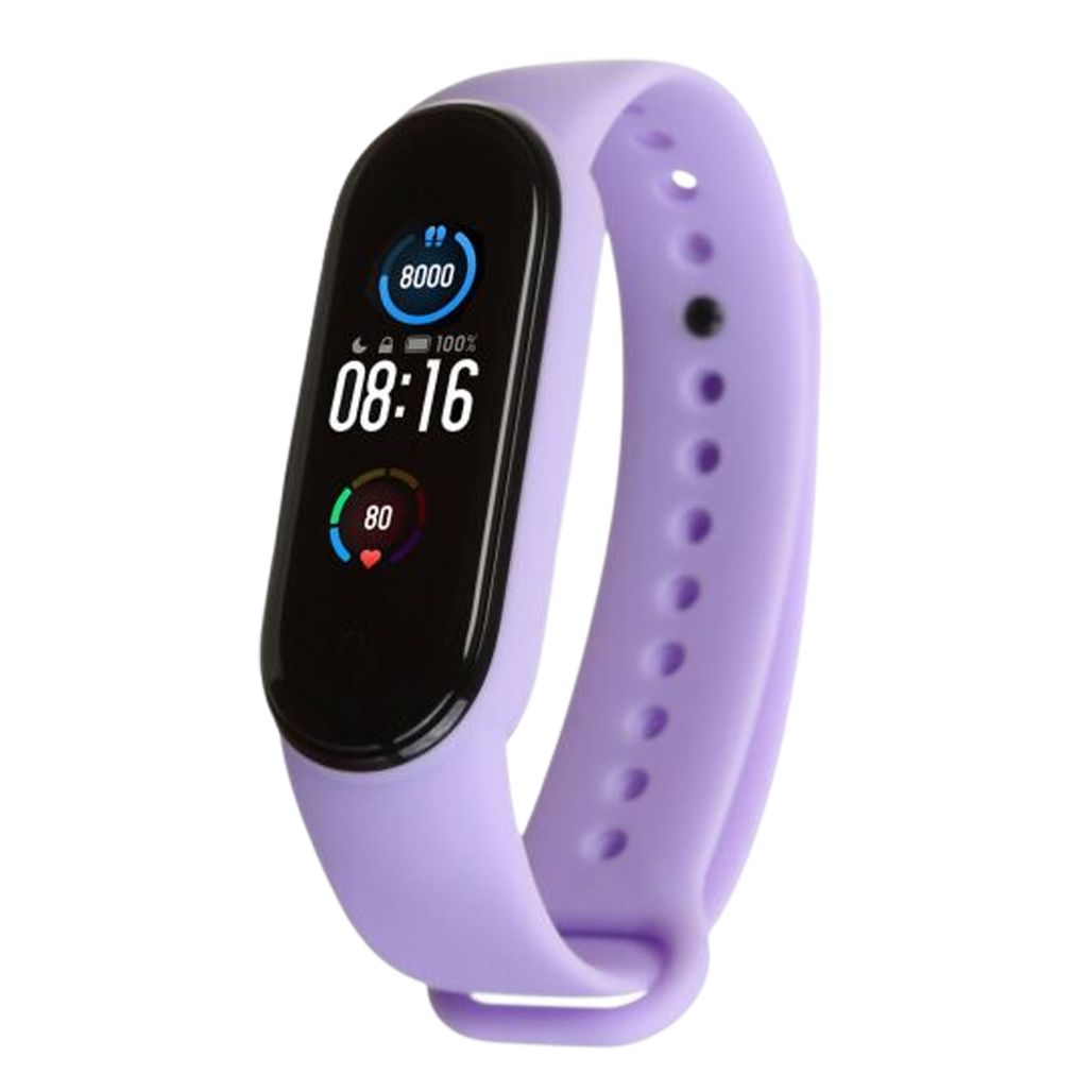 

Силиконовый ремешок для Xiaomi MI Band 5 / MI Band 6 (Lavender)