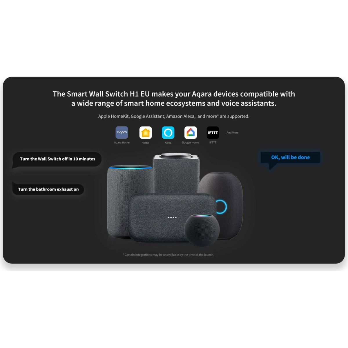 Розумний вимикач Aqara H1 WS-EUK04 Gray Global EU 
