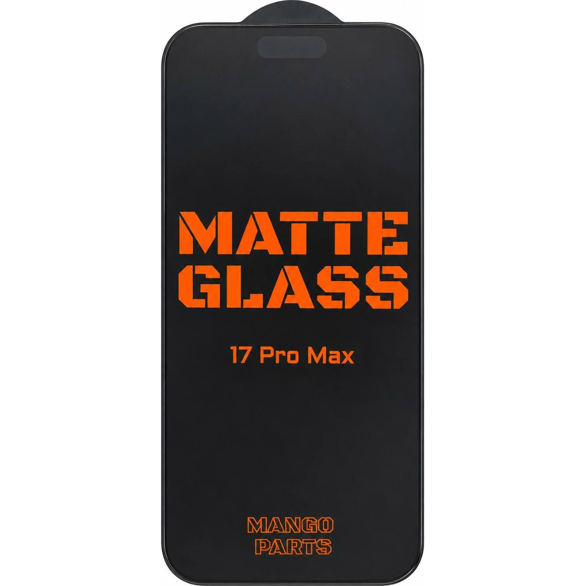 Захисне скло Mango Matte Full Cover Glass для Apple iPhone 17 Pro Max Black