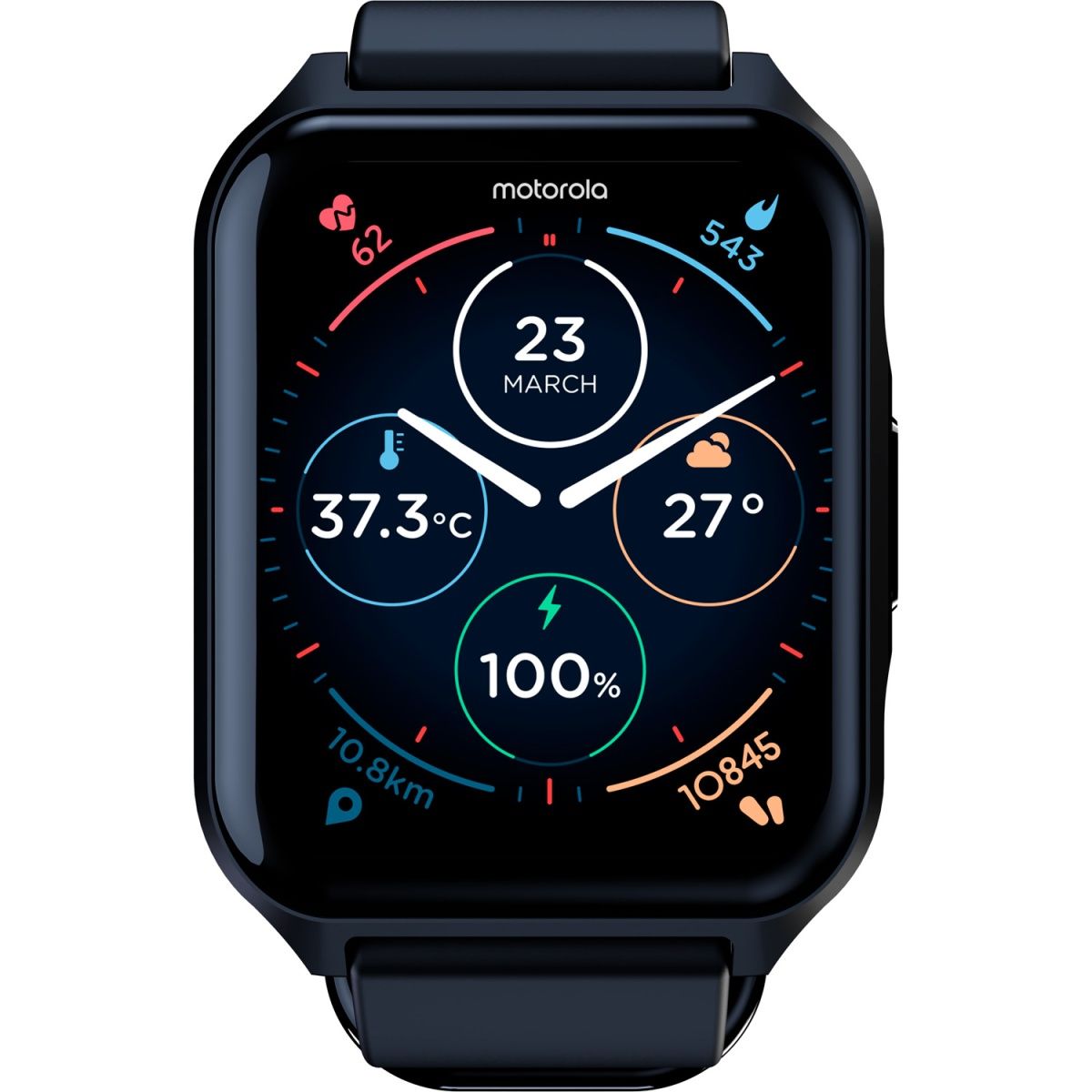 Смарт-годинник Motorola Moto Watch 70 Phantom Black (ME-MO-W006)