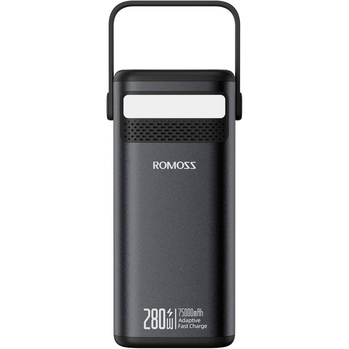 Зовнішній акумулятор Romoss PMT75 75000mAh 280W Black (PMT75-1E2-2133H)