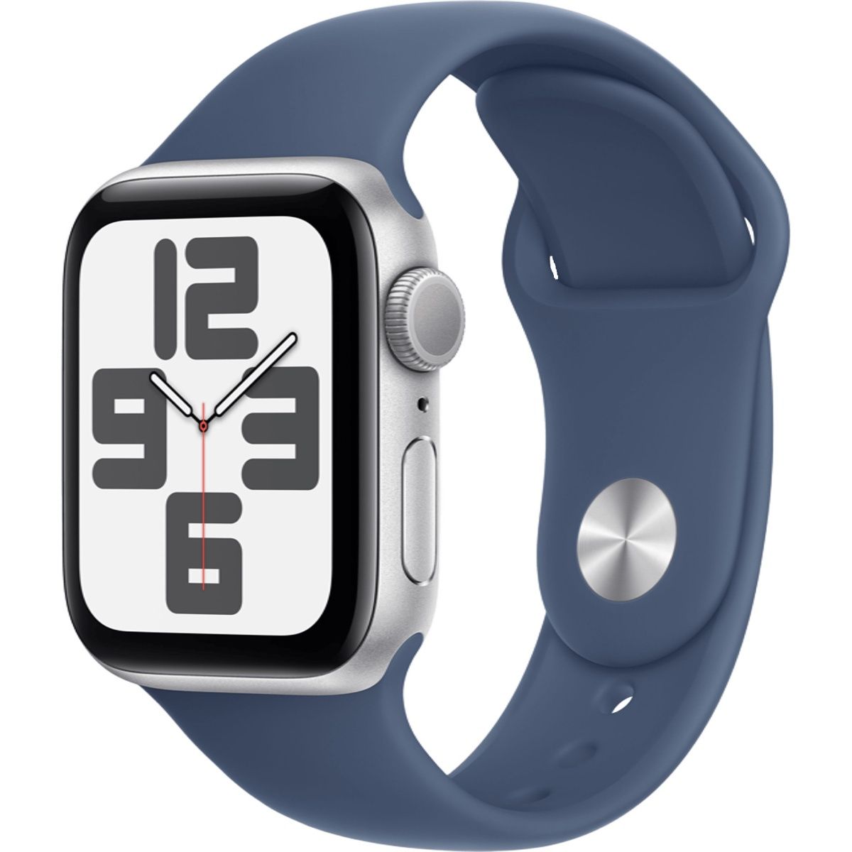 Смарт-часы Apple Watch SE 2 GPS 40mm Silver Aluminium Case with Denim Sport Band S/M 2024 (MXEC3)