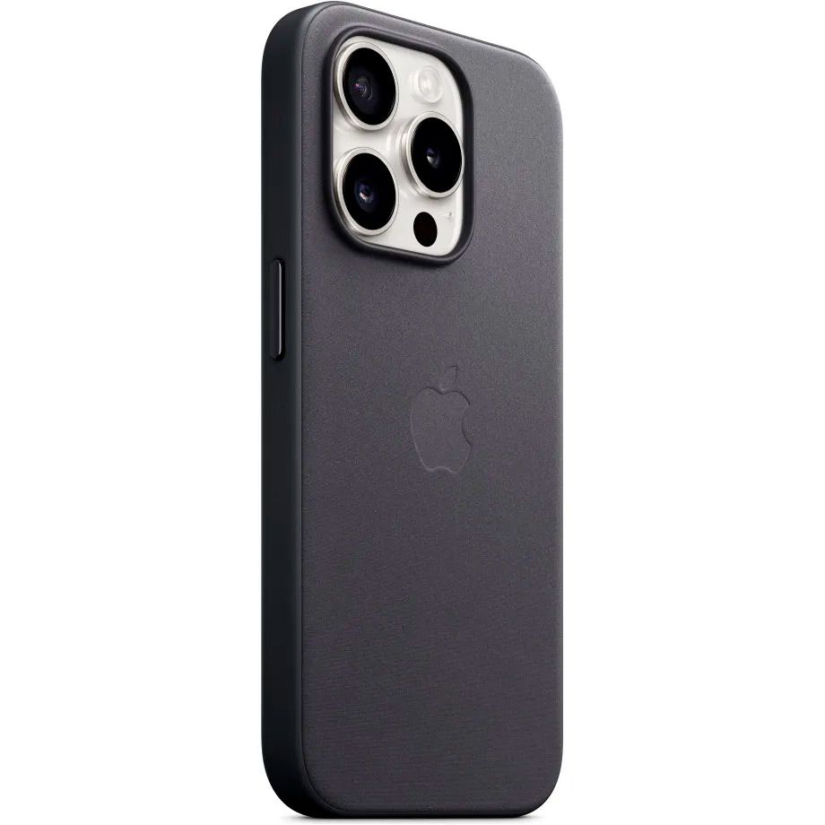 Чохол Apple FineWoven Case with MagSafe для iPhone 15 Pro Black AAA