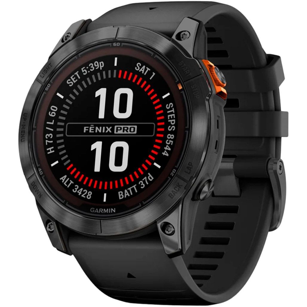 

Смарт-часы Garmin Fenix 7X Pro Solar Edition Slate Gray with Black Band (010-02778-00)