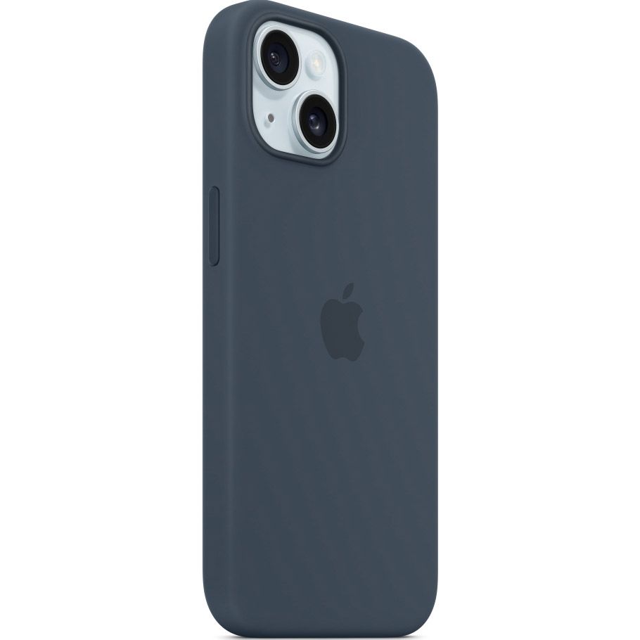 Чохол Apple Silicone Case with MagSafe для iPhone 15 Storm Blue (MT0N3ZM/A) 