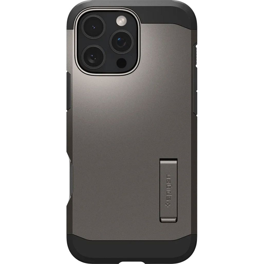 

Чохол Spigen Tough Armor AI Mag MagSafe для Apple iPhone 16 Pro Max Gunmetal (ACS08012)