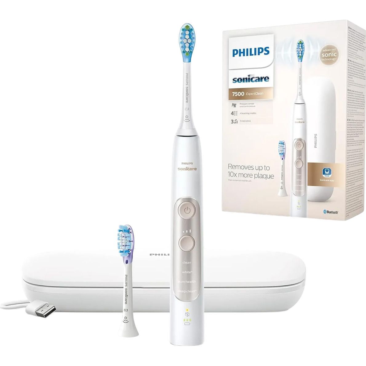 

Електрична зубна щітка Philips Sonicare ExpertClean 7500 HX9691/02