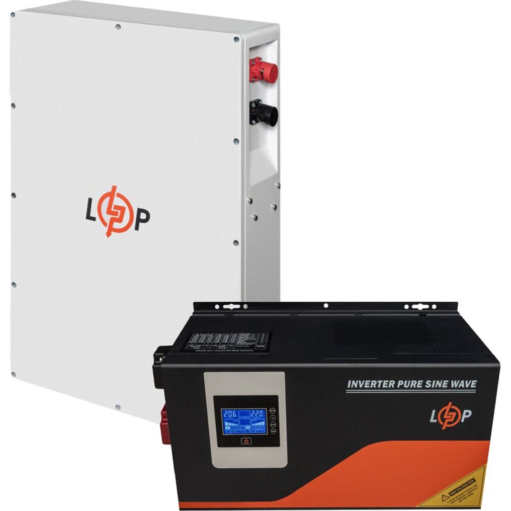 

Джерело безперебійного живлення (ДБЖ) LogicPower W3000 + АКБ LiFePO4 5120Wh (40118)