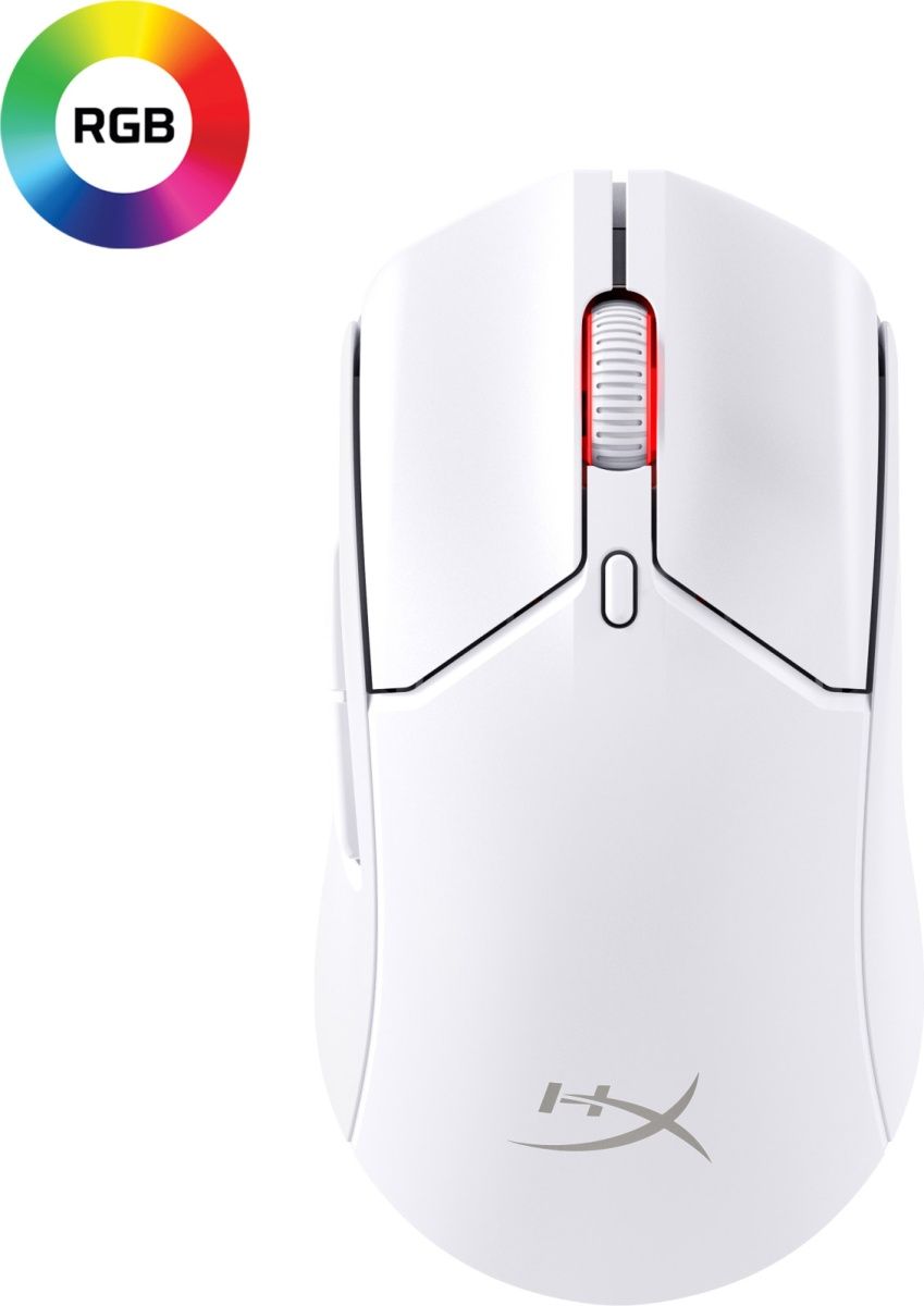 Мышь беспроводная HyperX Pulsefire Haste 2 Wireless White (6N0A9AA) [86119] 