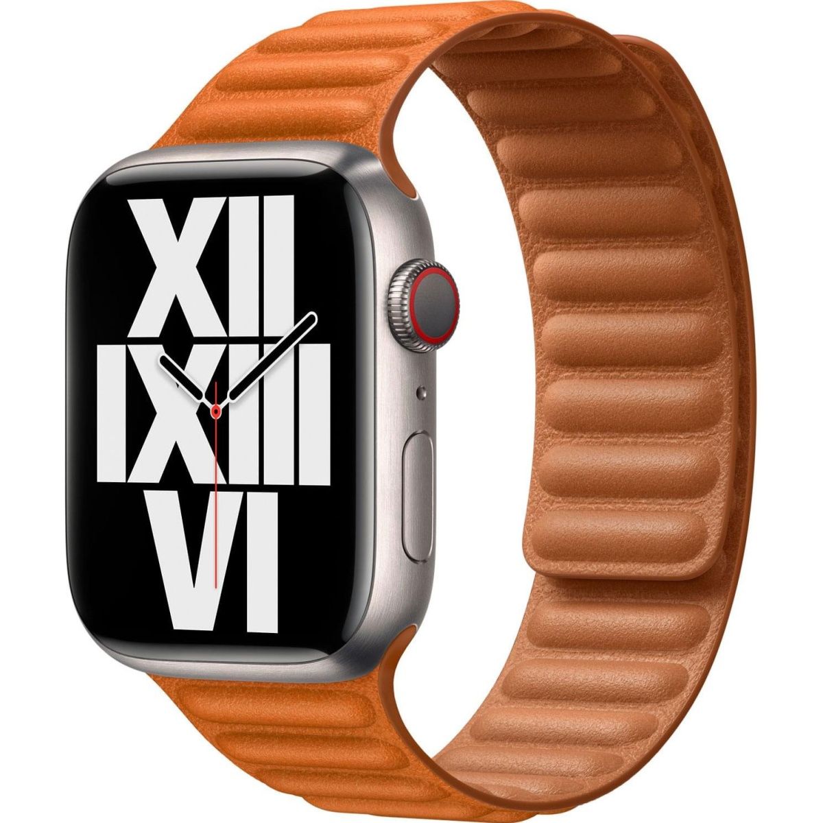 Ремінець Apple Leather Link для Apple Watch 38/40/41mm S/M Golden Brown (ML7K3)