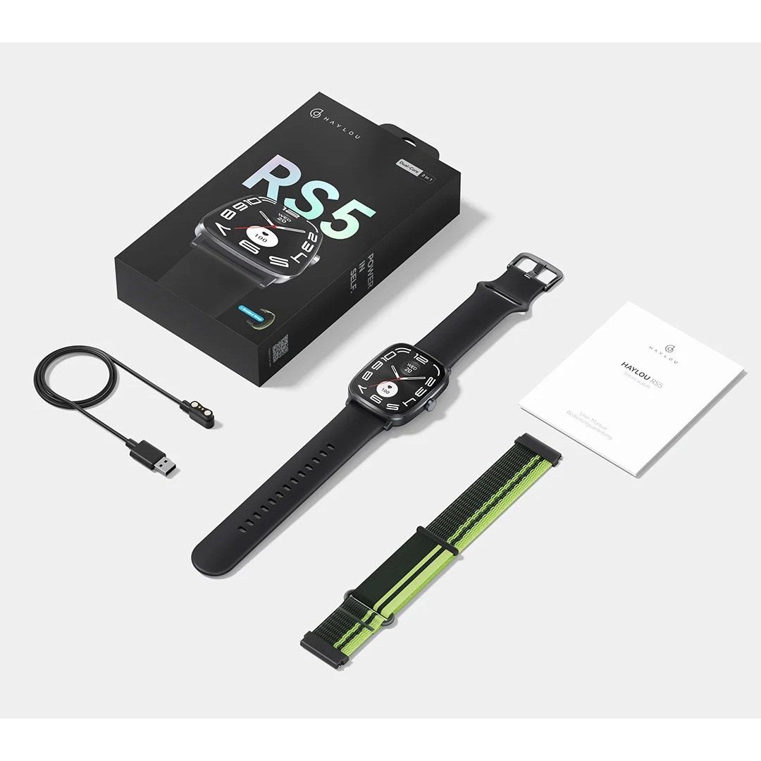 Смарт-годинник Haylou RS5 Black (LS19)