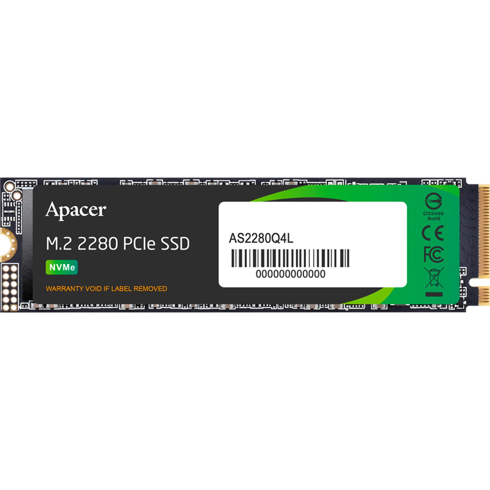

SSD накопитель Apacer AS2280Q4L 2TB (AP2TBAS2280Q4L-1)