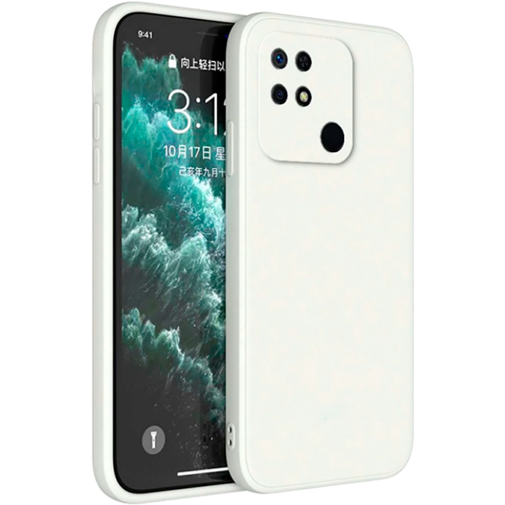 

Чехол-накладка Silicone Case для Xiaomi Redmi 10C (White)